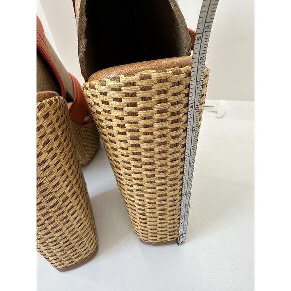 KORKS Womens DEE Orang Buckle Block Heels 8 Coastal Cowgirl OSU Team Spirit NFL - Picture 5 of 11